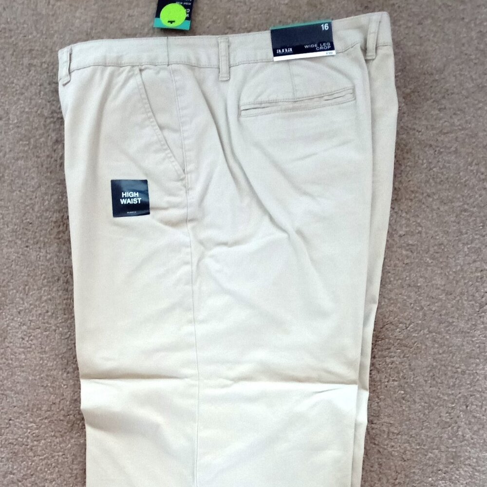 LADIES A.N.A. WIDE LEG CROP PANTS